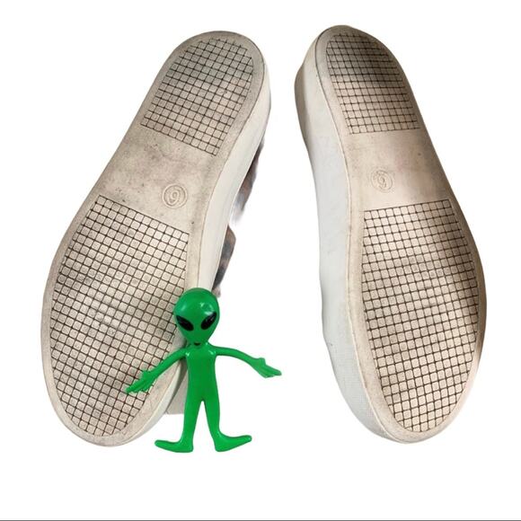 Steve Madden Leopard Platform Sneaker SIZE 6 Faux Calfskin Cheetah Animal Vegan - Picture 4 of 7